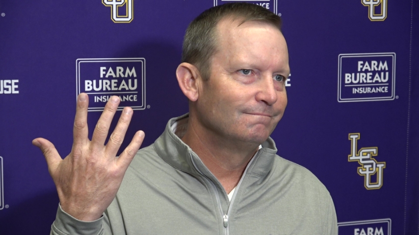 LSU Jay Johnson discusses his Tigers baseball team and previews weekends games