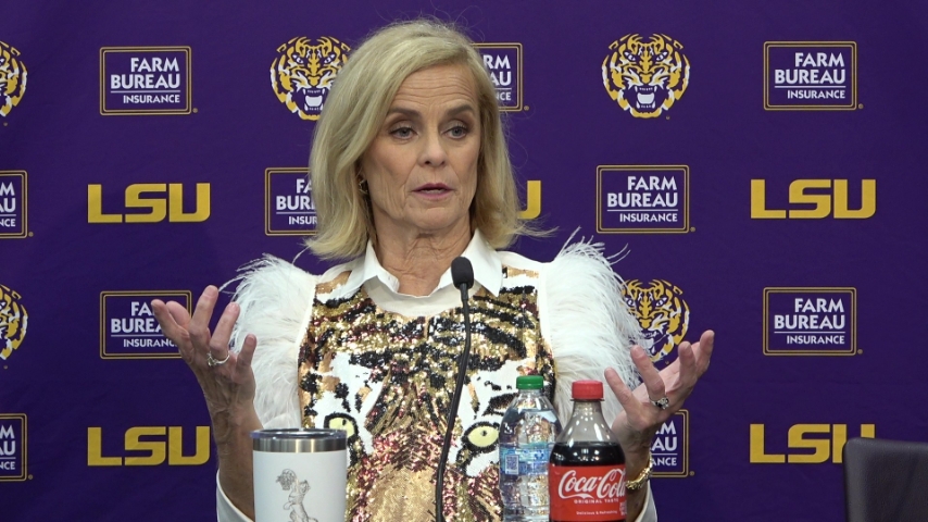 WATCH: LSU Kim Mulkey WIN over Tennessee postgame