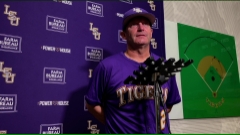 WATCH: LSU Jay Johnson WIN over Dartmouth postgame