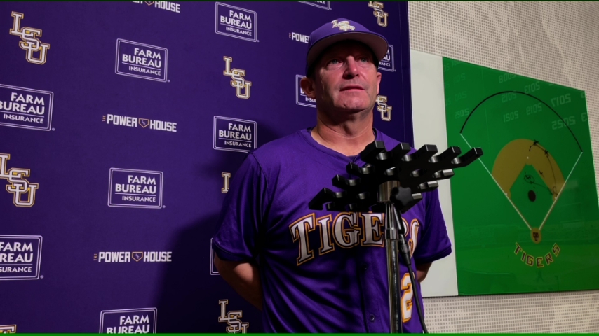 WATCH: LSU Jay Johnson WIN over Dartmouth postgame