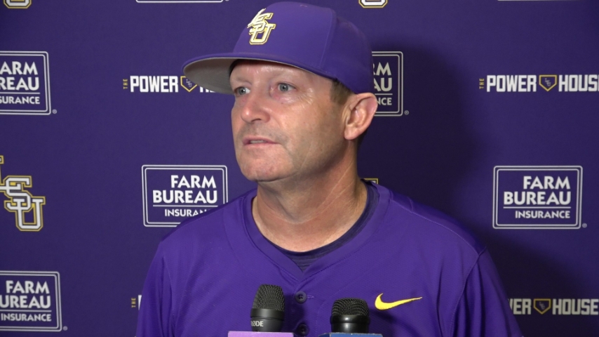 WATCH: LSU Jay Johnson Game 1 WIN over Sacramento St. postgame