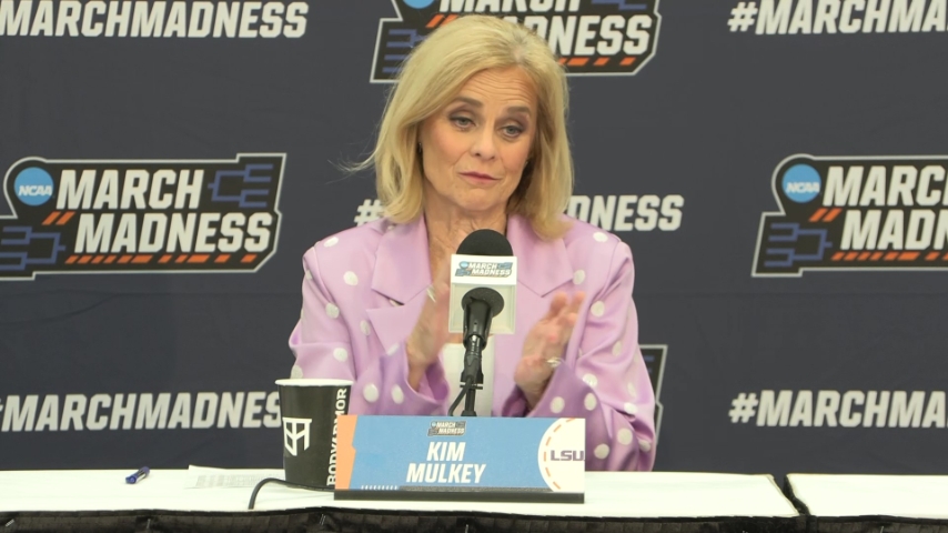 WATCH: LSU Kim Mulkey WIN over Jacksonville postgame