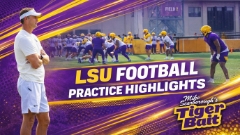 LSU Spring Football Highlights, March 26
