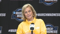 WATCH: LSU Kim Mulkey Sweet-16 Duke preview press conference