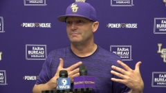 WATCH: LSU Jay Johnson WIN over Northwestern St. postgame