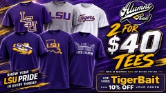 2 for $40 LSU Tees at Alumni Hall
