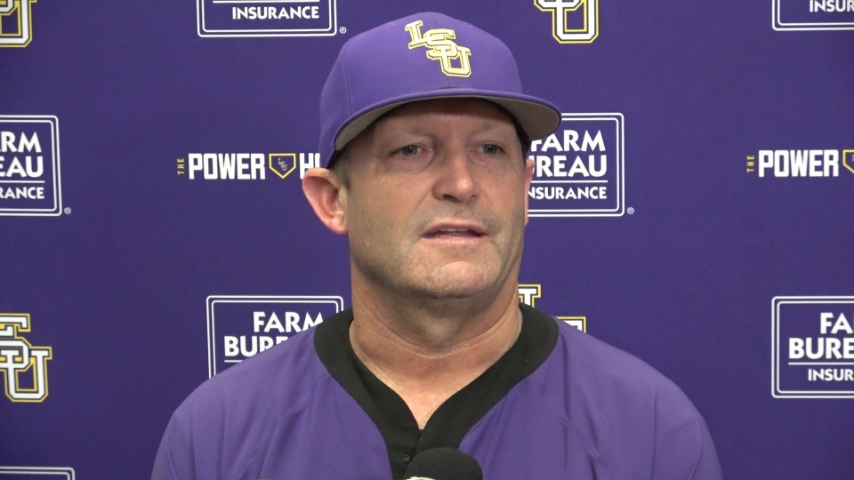 WATCH: LSU Jay Johnson WIN over UNO postgame