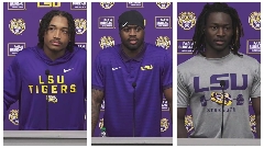 LSU Football Interviews: Davhon Keys, Jordan Ross & Winnie Watkins