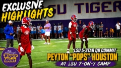EXCLUSIVE: LSU 5-Star QB Commit Peyton “Pops” Houston Lights Up LSU 7-on-7 Camp