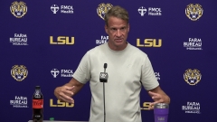 WATCH: Lane Kiffin Recaps LSU's First Fall Practice