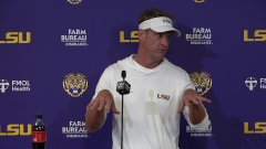 WATCH: Lane Kiffin reacts after LSU dismantles Texas A&M, 35-6