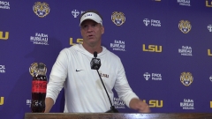 WATCH: Lane Kiffin reacts to LSU’s 63-14 win over McNeese