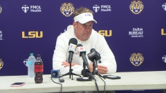 WATCH: Lane Kiffin Reacts to LSU's Stunning 35-34 Overtime Loss at Kentucky